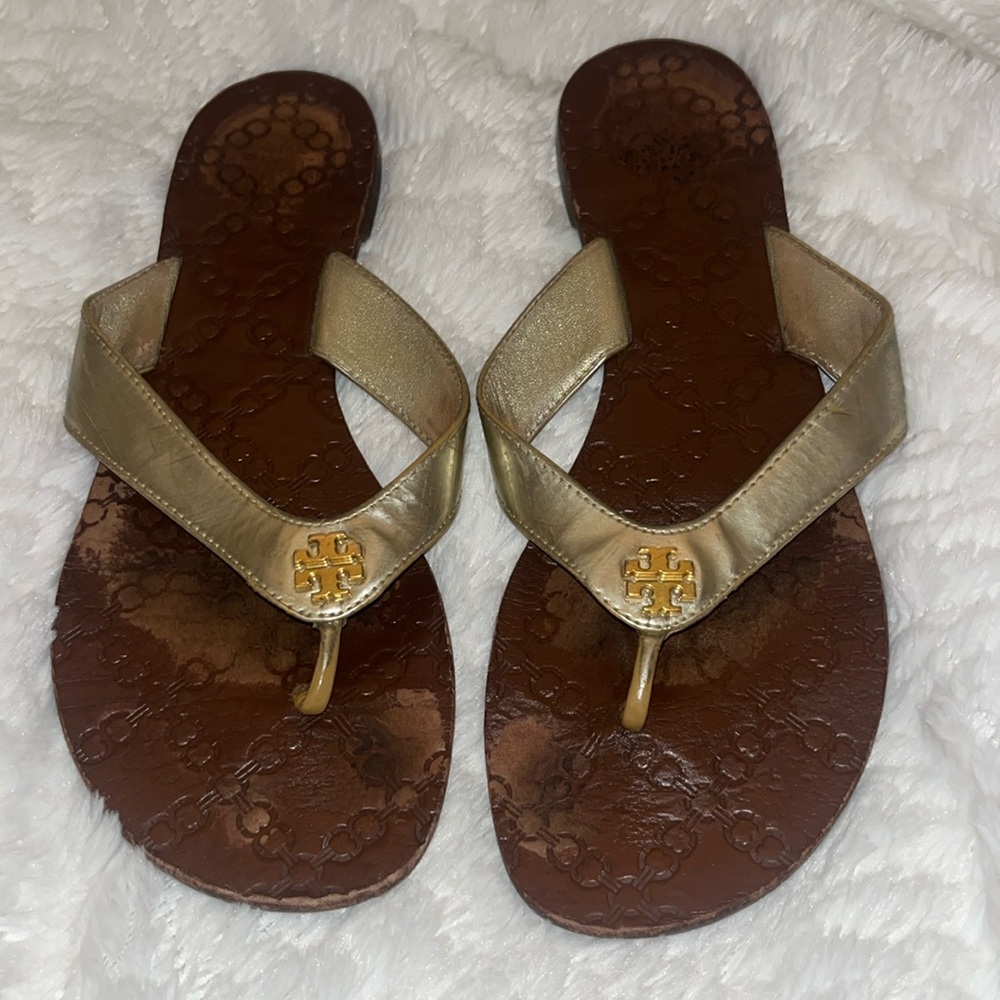 Women’s Tory Burch monogram sandals